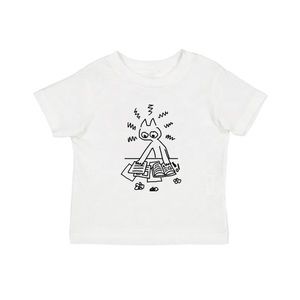 Working cat graphic T Shirt